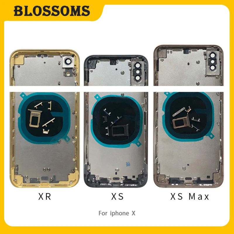 Чехол для аккумулятора XS задняя крышка с полным корпусом iPhone X Max XR металлическая