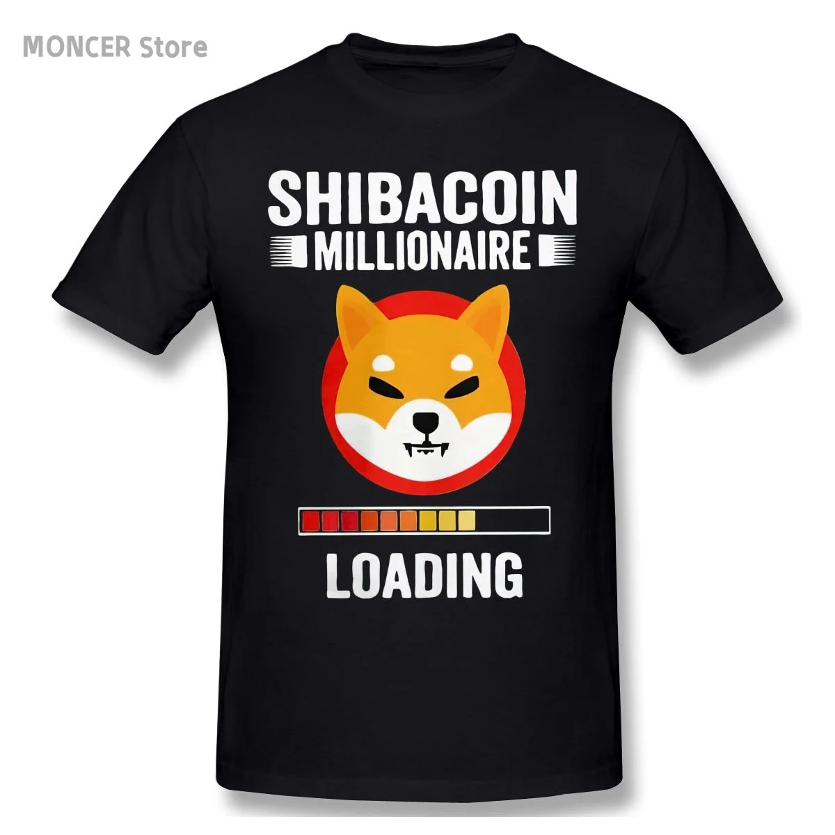 

Shiba Inu Coin Millionaire Hodl Shib Token Crypto T-Shirts Men Vintage Pure Cotton Tee Round Collar T Shirt Gift Idea Clothes