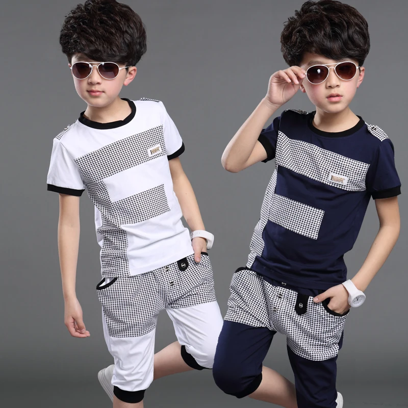Летняя детская одежда 2021 комплект одежды с коротким рукавом для мальчиков