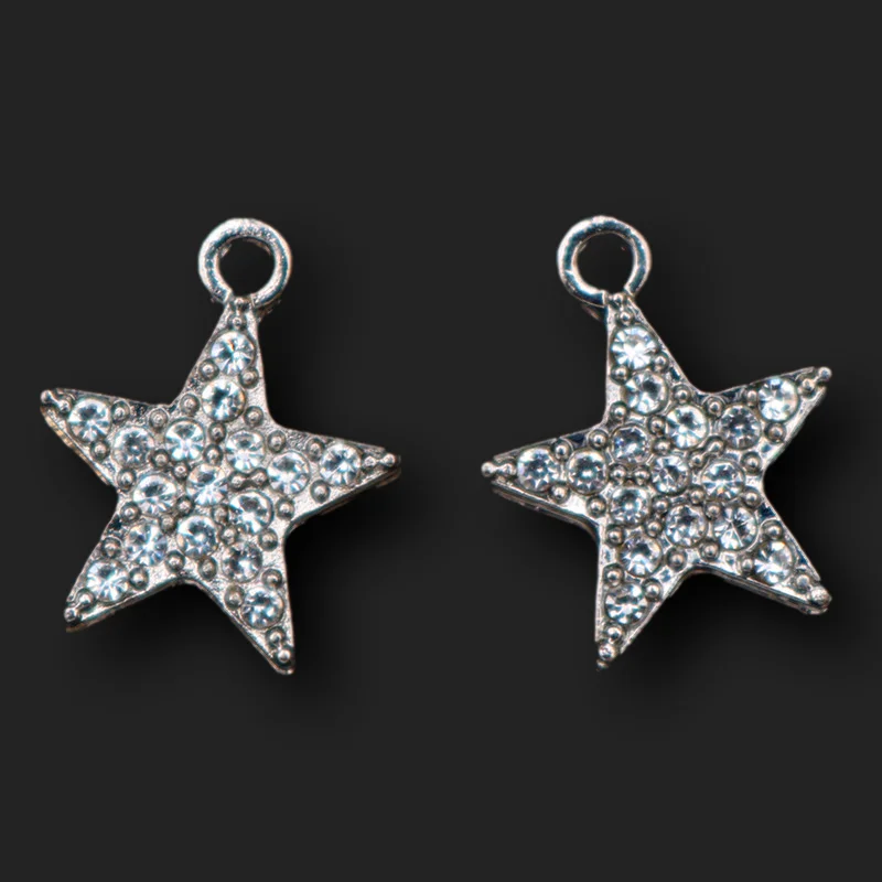 Подвеска в виде пятиконечной звезды для стразы 8 шт. | Украшения и аксессуары