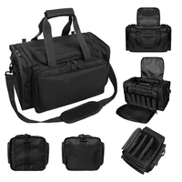 gun range bag pistol shooting range duffle bag for handguns and ammo with magazine slots multiple compartments sling bag