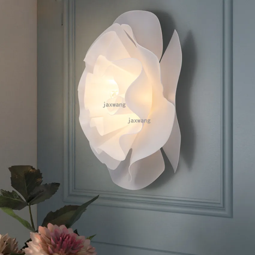 Современные Настенные светильники с цветами настенные в скандинавском стиле