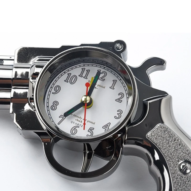 Новинка 2019 новинка будильник в форме пистолета настольное украшение для дома и