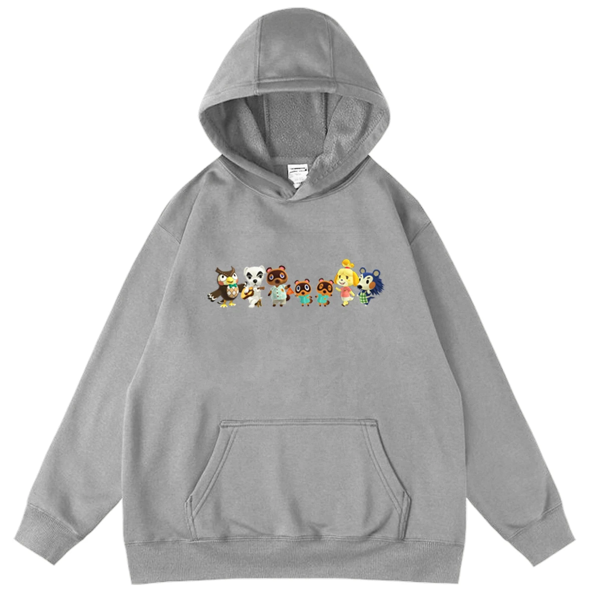 

Animal Crossing Student Oversized Pullover Children Autumn Long Sleeve Fleece Tops Hoodies Kids Boys Girl Outerwear Hooded Tops