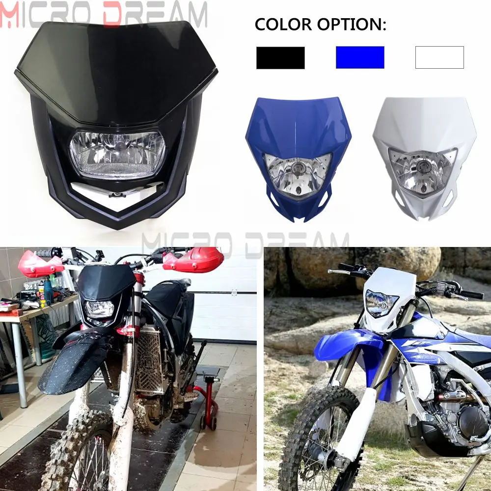 Универсальные мотоциклетные фары для мотоцикла Yamaha YZ YZF WR WRF 230 250 450 EXC KX MX Enduro Supermoto
