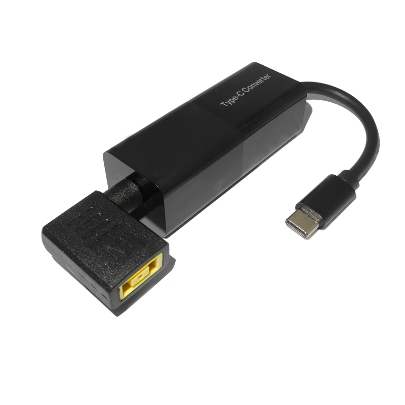 Универсальный адаптер постоянного тока для ноутбука с разъемом USB Type-C и штекером
