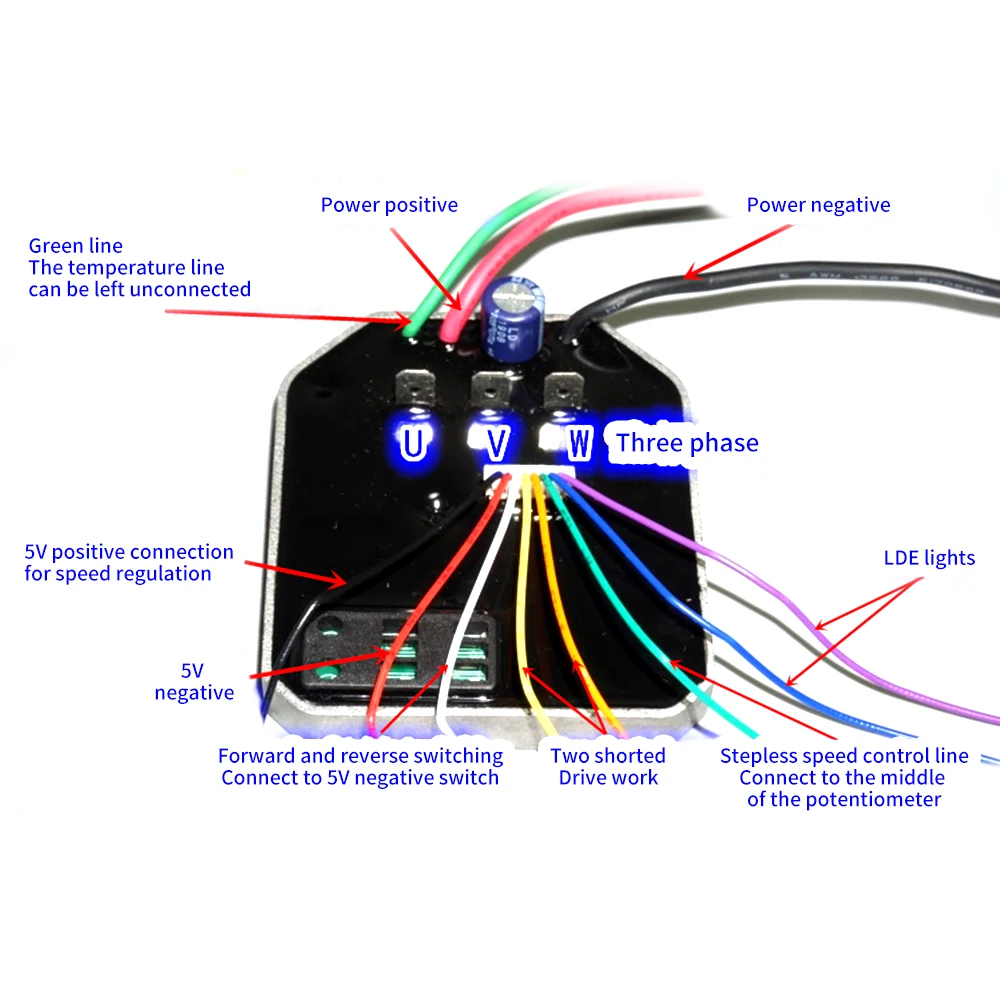 

Brushless Electric Tool ESC Drive Voltage 15-24V Electric Angle Grinder 5-6S Drive Brushless ESC Drive Without Hall