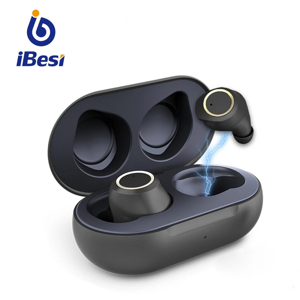 TWS Bluetooth наушники 5 0 IPX5 водонепроницаемые мини 6D стерео гарнитура с микрофоном для