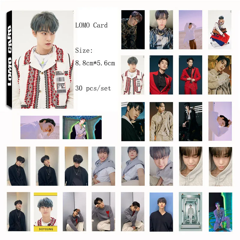 

30 шт./компл. NCT открытка Taeyong JAEMIN DoYoung Shotaro LOMO Box Card маленькая карта NCT 2020 коллекция поклонников пожеланий