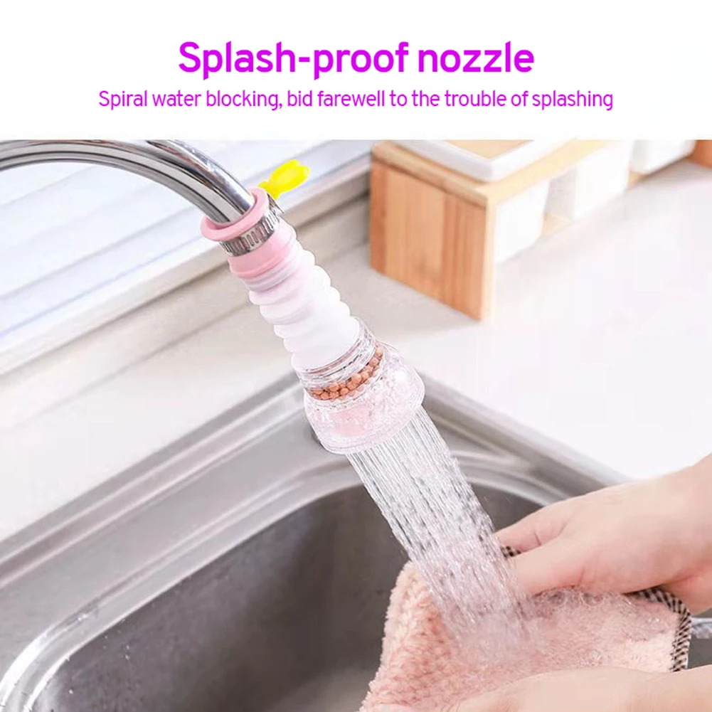 

Creative Kitchen Faucet Extender 360 Degree Adjustable Water Saving Splash-proof Kitchen Gadgets Water Tap water-saving Filter