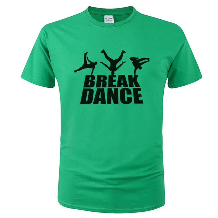 

Streetwear Punk Harajuku Hip Hop Break Dance T shirt Cotton Print Breakdance T-shirt Unisex Fashion Cool Street dance Tees 2021