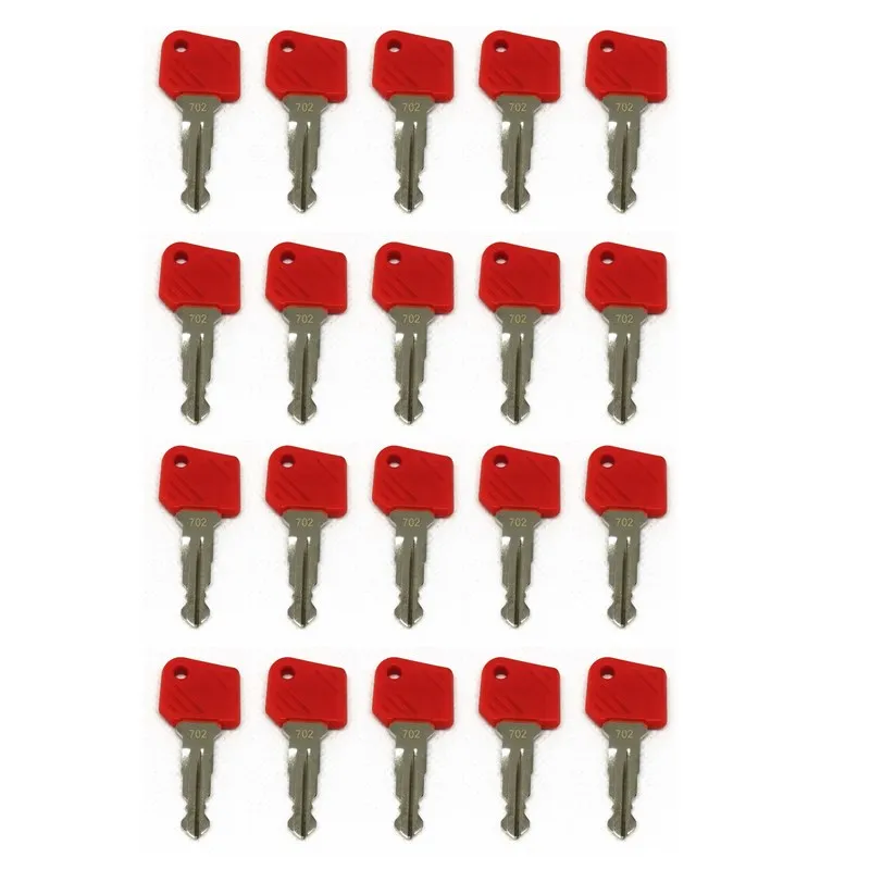 

20pc Key For Jungheinrich 702 Red Electric Stapler Ignition Key 702 Mic Komatsu