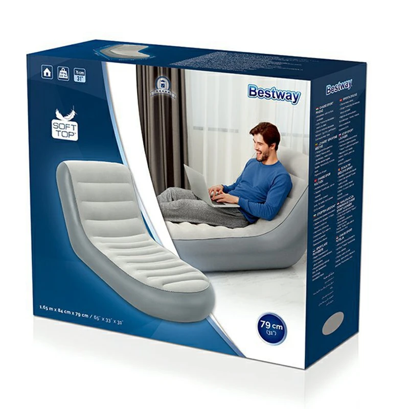 Надувной стул для офиса дома бассейна пляжа односпальный диван|Пляжные кресла| |