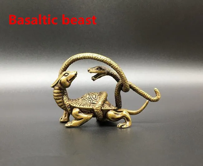 Китай латунь архаизмы четыре великое животное божество тсинг легких белый тигр