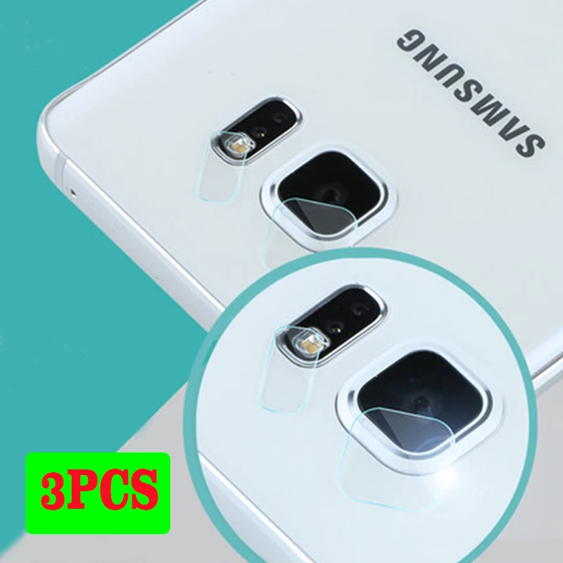 Прозрачная защитная пленка для задней камеры 3 шт. samsung Galaxy S6 Edge Plus из закаленного