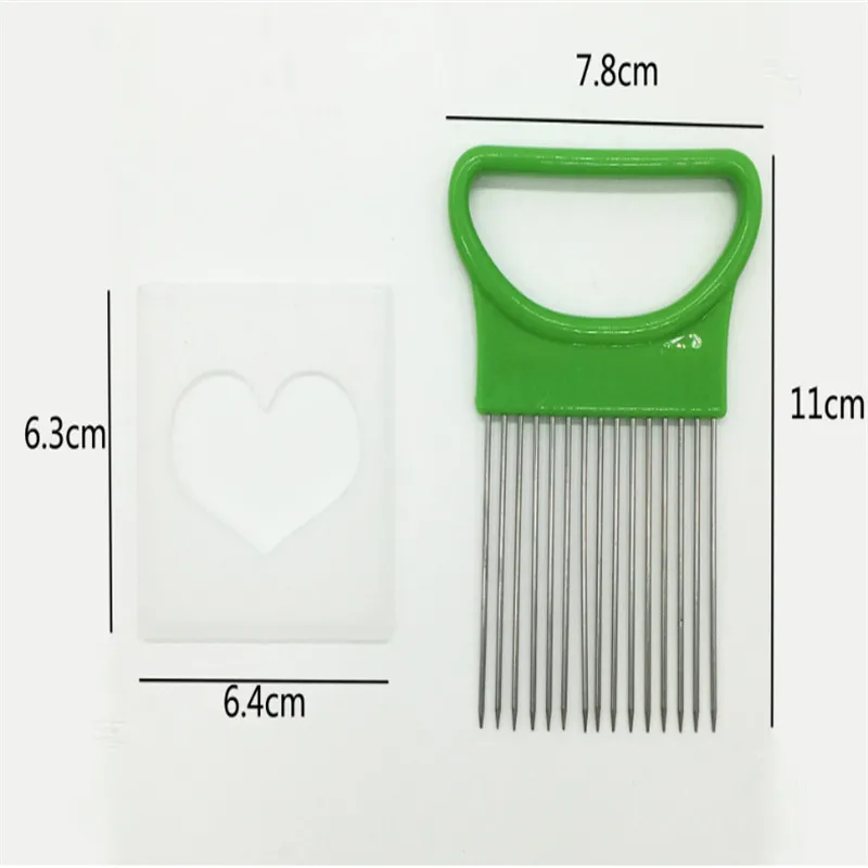 1 шт. кухонные аксессуары из нержавеющей стали держатель для лука нож овощей