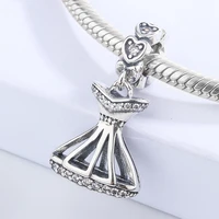 high quality trendy sweet cute skirt decorated pendant charms bracelet jewelry accessories diy gift for children and girls