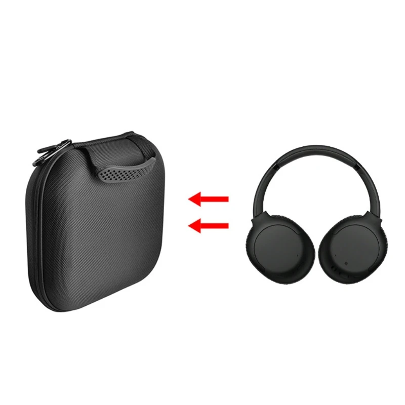

Hard Shell Earphone Protective Case Cover Headphones Bag Travel Box for SO-NY WH-CH710N Headset Cables Adapters