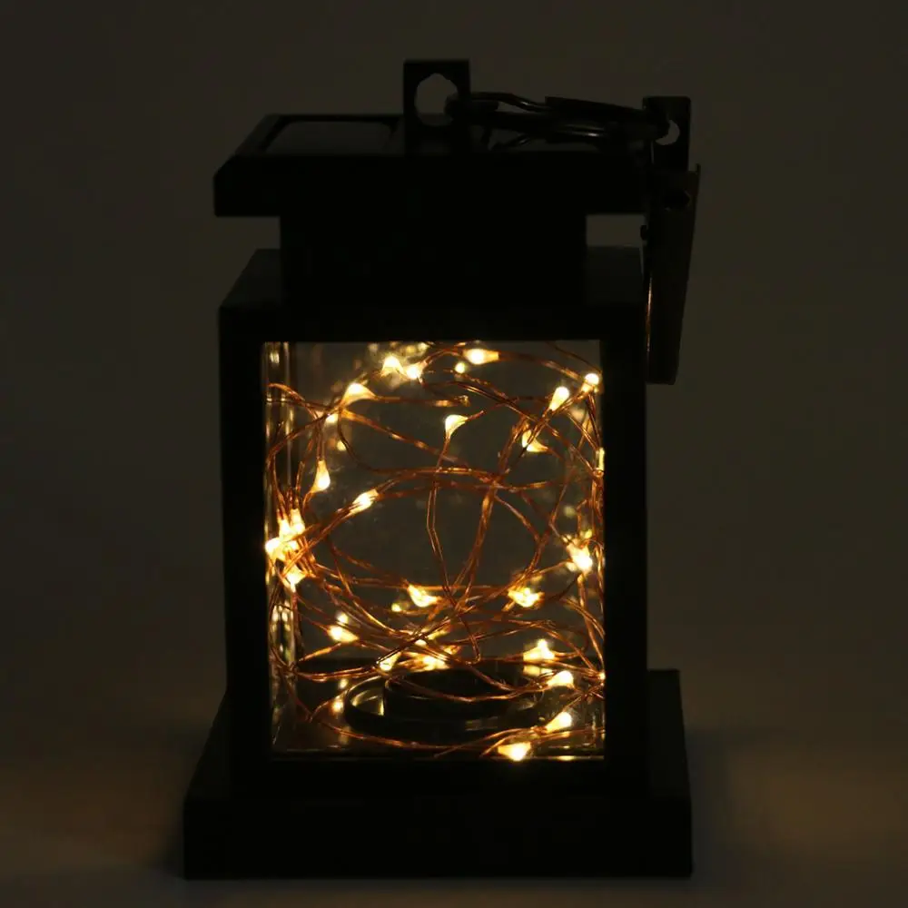 

Garden Decoration Led String Light Lamp Beads Solar Energy Charge Automatic Light Sensor Home Outdoor Waterproof Retro Hanging