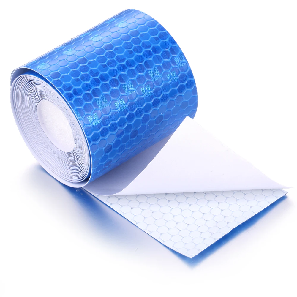 Светоотражающая наклейка 5 см x 3 м предупреждающая лента светоотражающая пленка