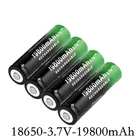 100% Новинка 18650 литий-ионная батарея 19800 мАч перезаряжаемая батарея 3,7 в светодиодный одного фонарика или электронных устройств батарея