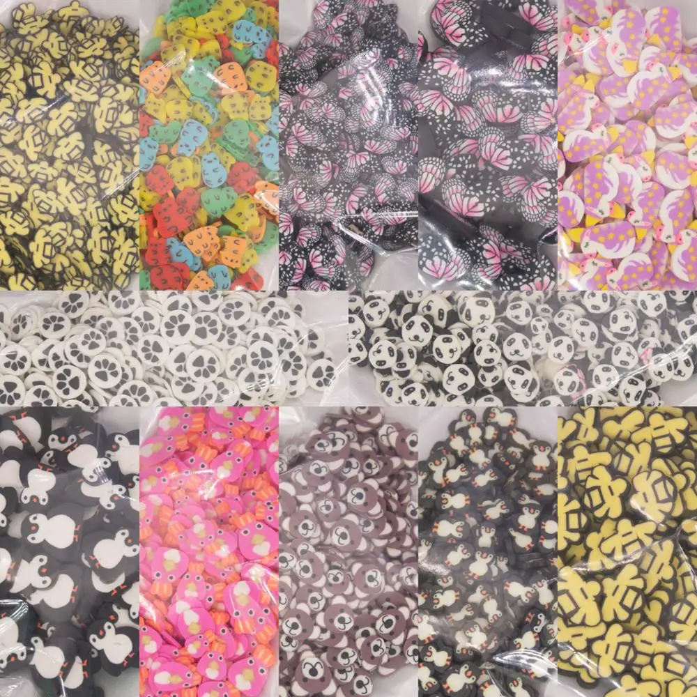 30 г крылья бабочки пчела медведь Единорог курица мягкие полимерные глиняные