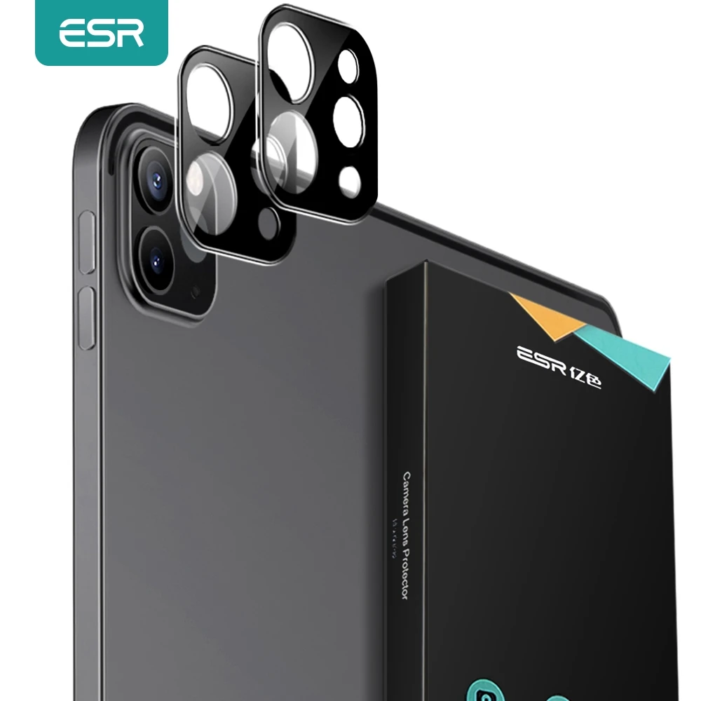 ESR 2 шт Len плёнки для 2020 iPad Pro 11 12 9 дюймов Высокое разрешение Explosion доказательство