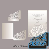 new metal cutting dies hollow lace stencils for diy scrapbooking paper cards craft making craft decoration 10585mm
