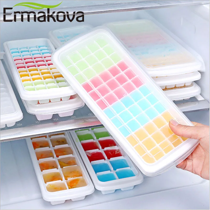 Пластиковая форма для льда ERMAKOVA квадратной формы сделай сам фруктов мороженого с