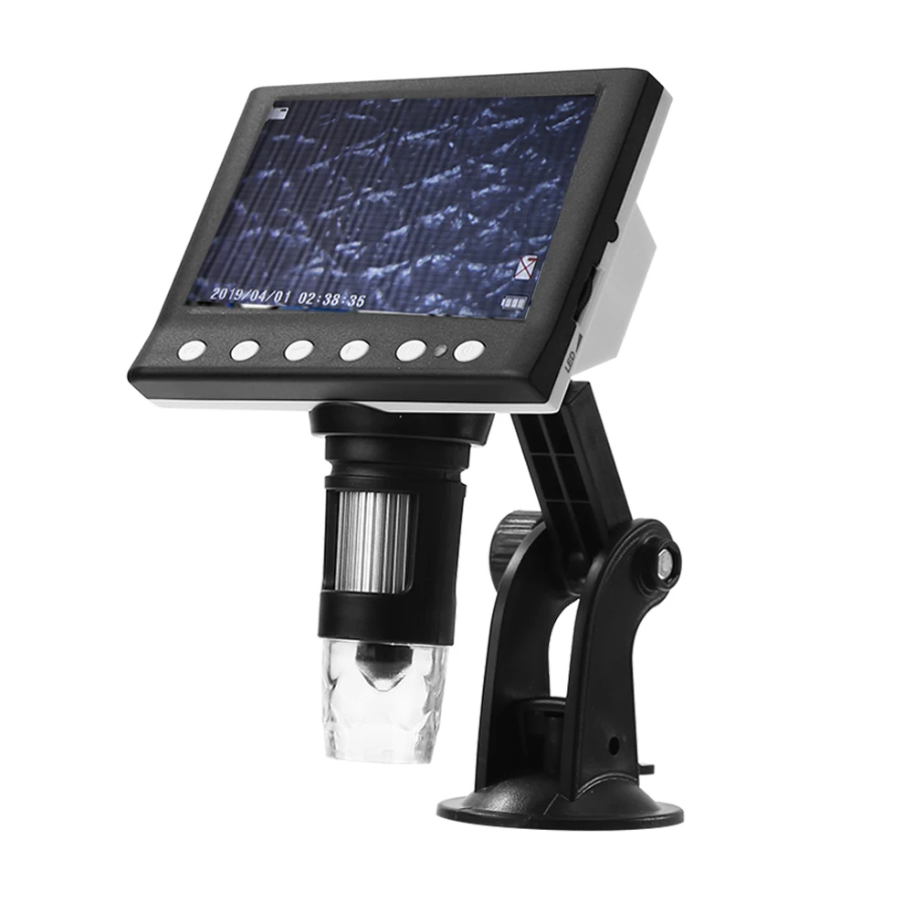 

1000X Electronic 4.3 Inch Display VGA Digital Microscope 8 LED Magnifier