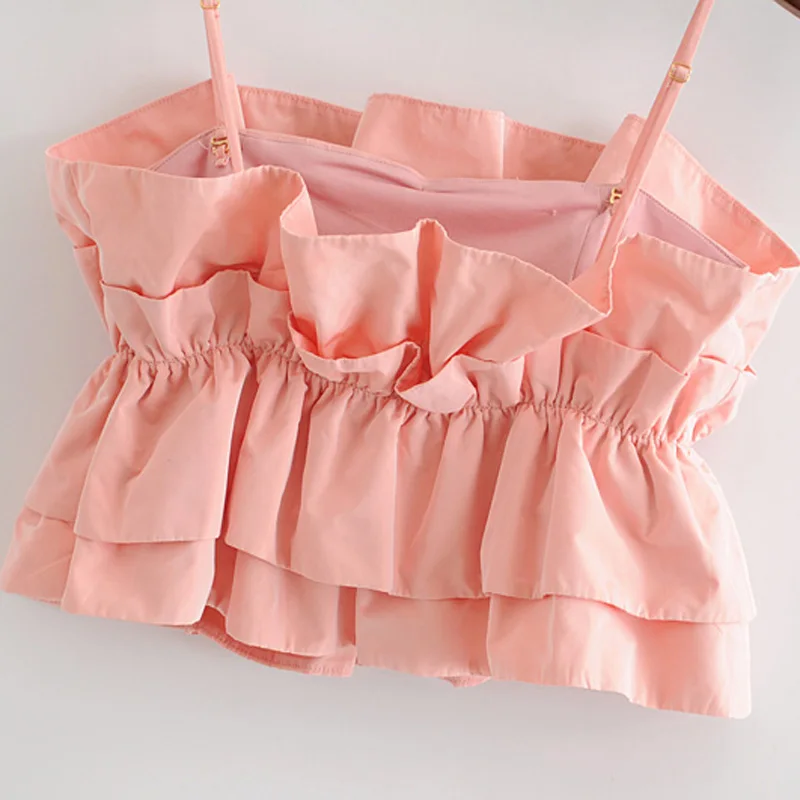Fandy lokar Taffeta свободные женские майки, топы, модные одноцветные майки, женские элегантные милые майки со складками, женские топы HAB