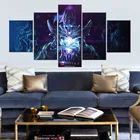 Картина на холсте Hd, настенное искусство, 5 шт., Dota 2, модульное Современное украшение для дома, плакат для гостиной с рамкой