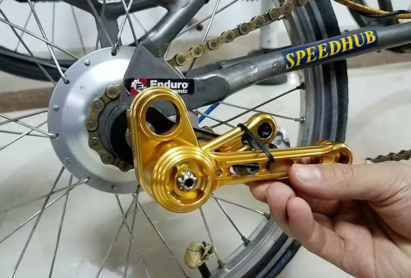 RIDEA chain tensioner 2 3 4 5 6 speed for brompton bike guide wheel | Bicycle Derailleur