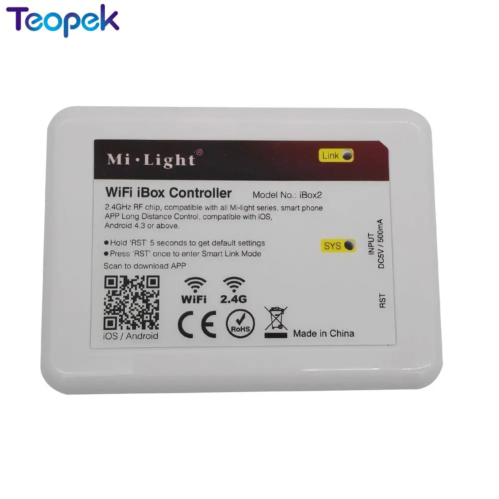 Водонепроницаемый потолочный светильник MiBoxer IP54 6 Вт RGB + CCT FUT063 240 лм переменный