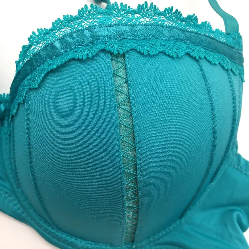 Women Push up Bra For Small Breasted Gathered Padded Plain Underwire Lace Sexy Daily Wear Lingerie Wholesale Lots 2020 New | Женская
