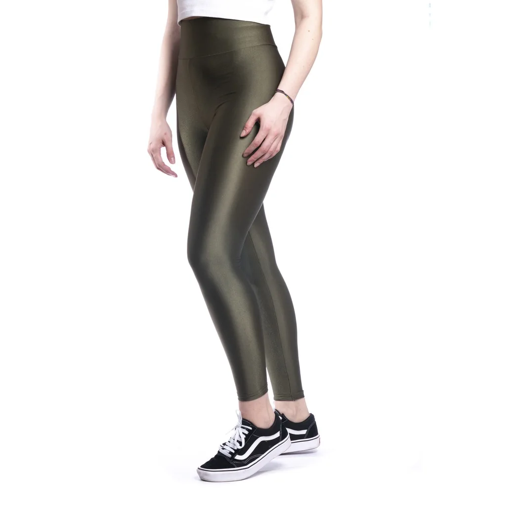 Women toparlayici thick arched bright leggings