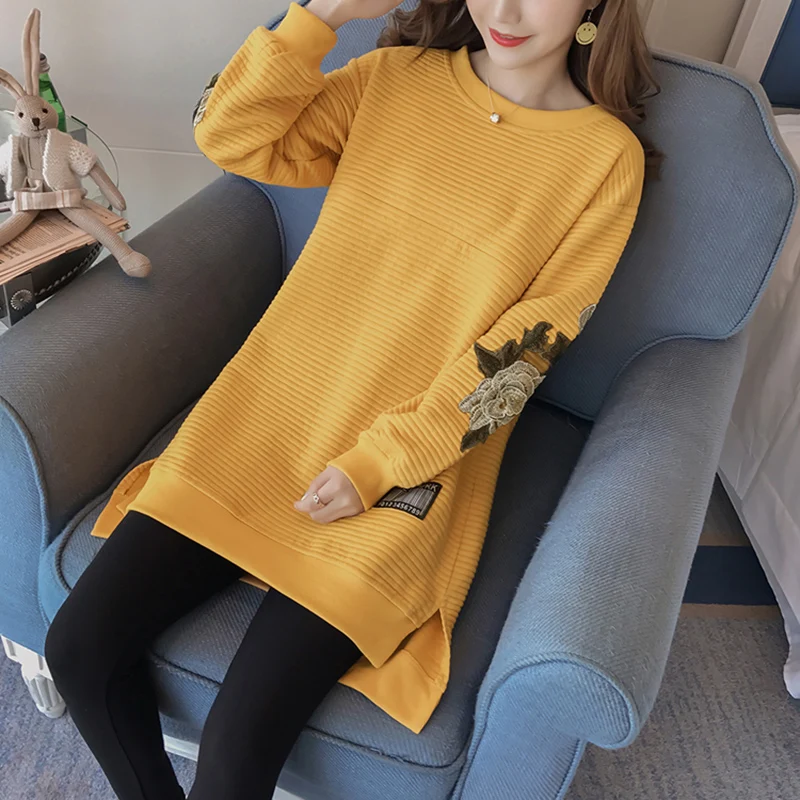 

Dress Breastfeeding Dress Pregnancy Dress Long Sleeve Maternity Clothes Nursing Tops Pregnant Women Sweater Maternity Dresses