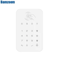 gsm alarm system wireless keyboard rfid card keypad for burglar fire alarm host control panel 433mhz pg103 pg106 pg107 w2b w3b