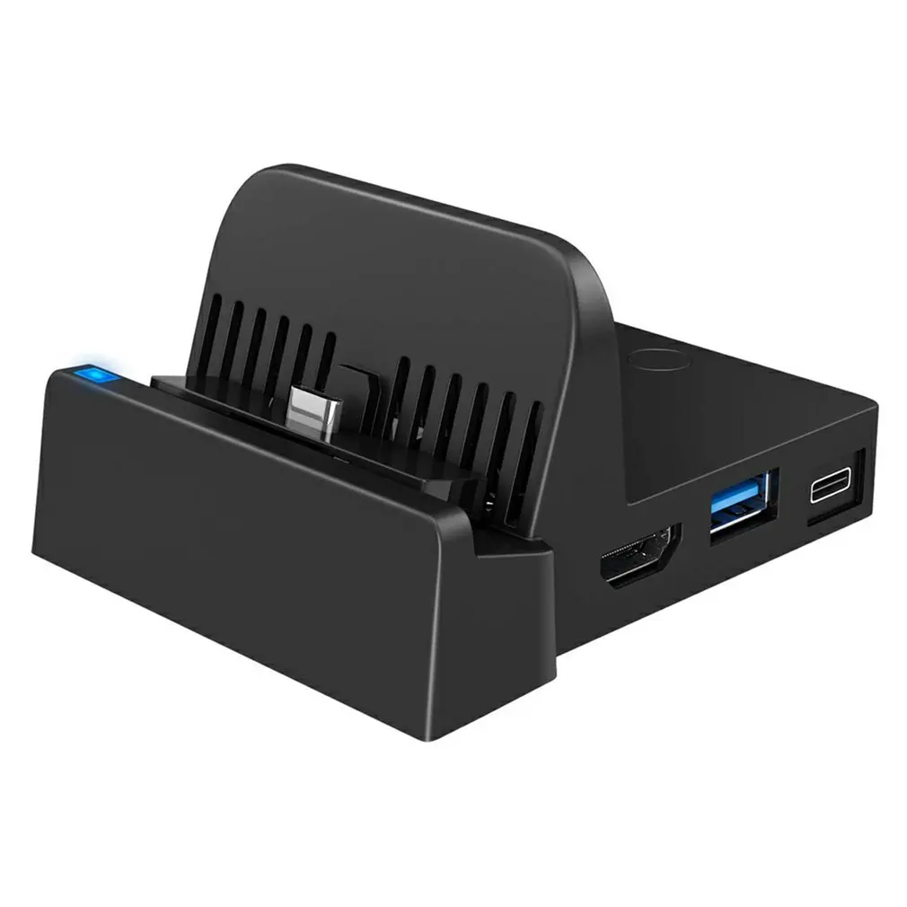 Поддержка переключатель ТВ режим Портативный док станция для Тип C на HDMI
