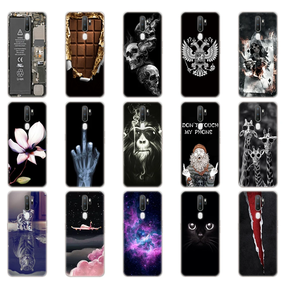 Case For Oppo A9 A5 2020 Case Soft TPU Phone Shell Back For OPPOA9 OPPOA5 A 9 Coque A 5 Cover Silicon Protective Funda 6.5