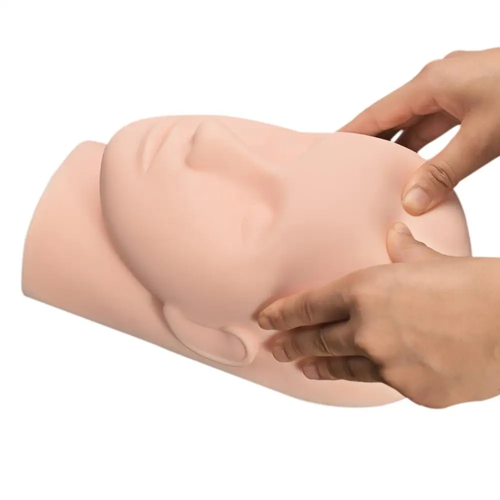 

Training Eyelashes Grafted Mannequin Head Makeup Eye Lash Graft Practice Head Eyelashes Extension Tool Model