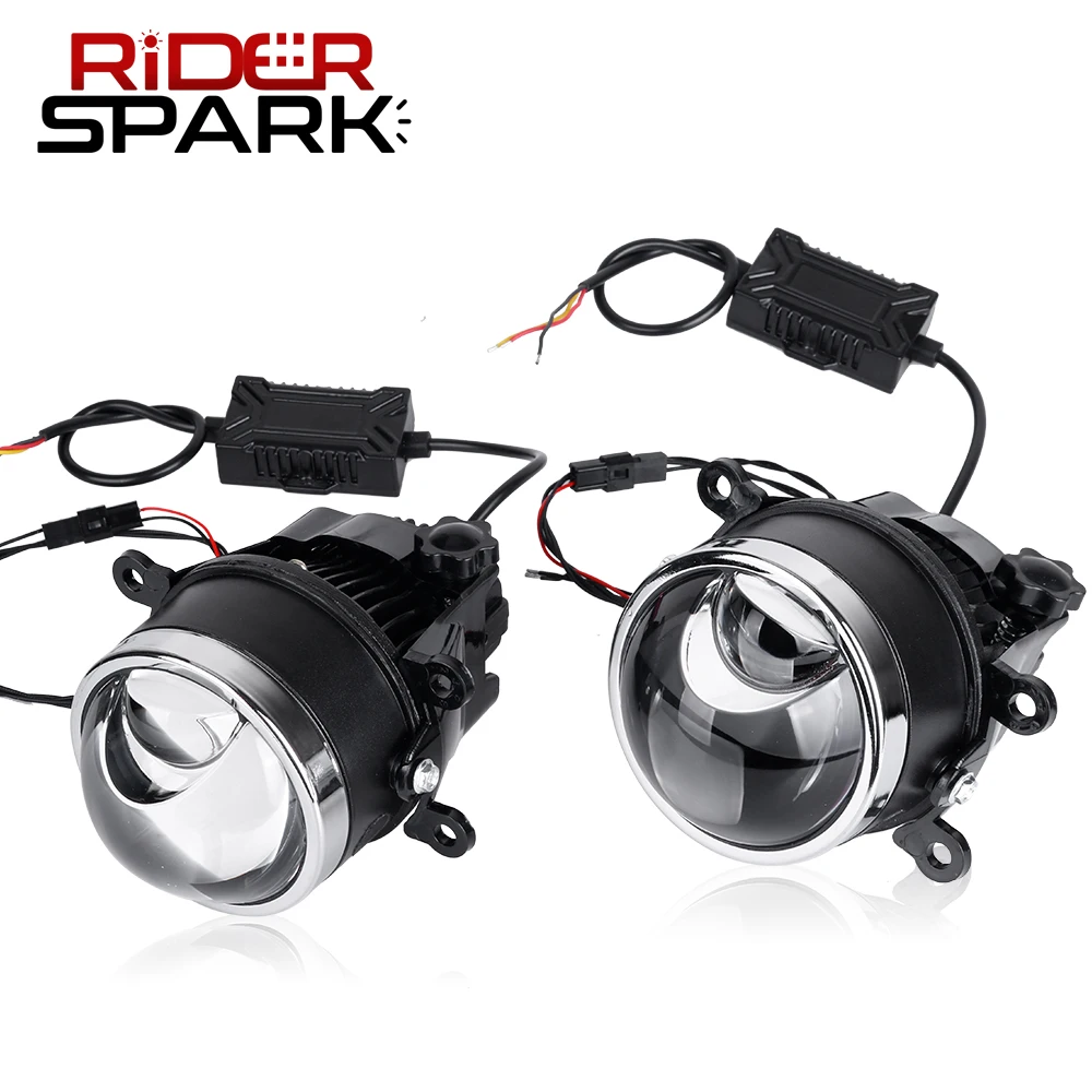 Pаспродажа Biled Противотуманные фары для Ford Focus 2 MK2 3 MK3 Fiesta/Renault/Mitsubishi/Subaru/Citroen PTF тюнинг 3,0 ''гиперболоидный объектив проектора