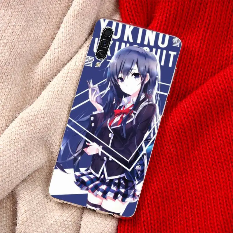 

Yukino Yukinoshita anime girl Phone Case For Samsung Galaxy S5 S6 S7 S8 S9 S10 S10e S20 edge plus lite