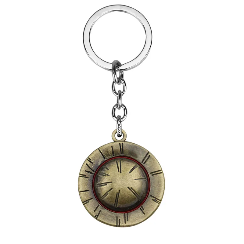 

Japan hot Anime&Manga One piece keychain op flag logo skull and cross bone keyring