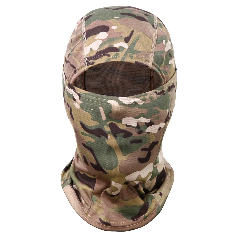 Military Tactical Balaclava Cap CP Camouflage Full Face Mask Cycling Hunting Army Helmet Liner Airsoft |