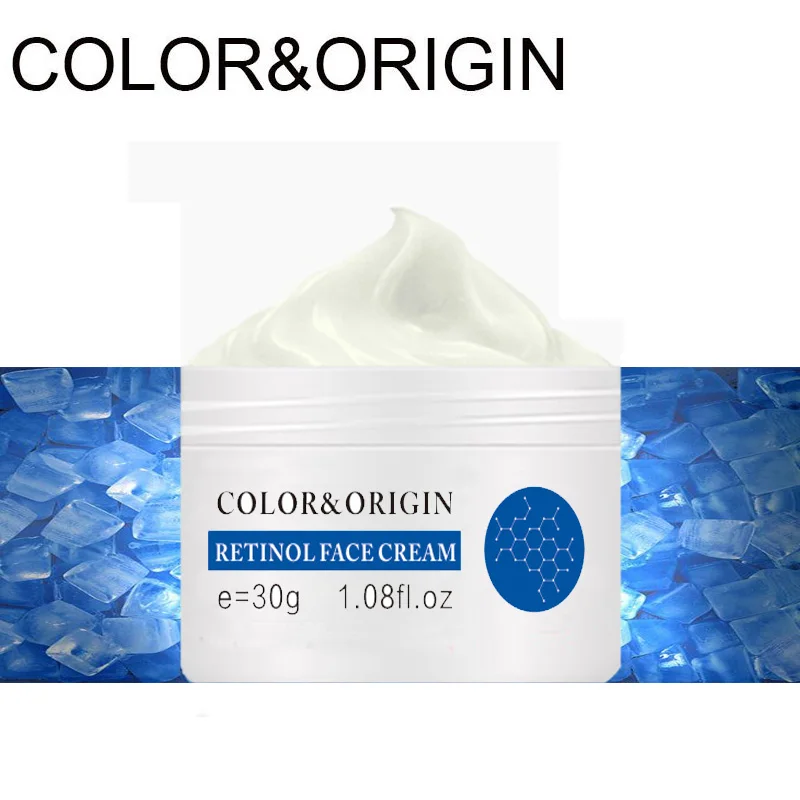Цвет и происхождение 2.5% Retinol коллагеновый крем для лица Гиалуроновая кислота от