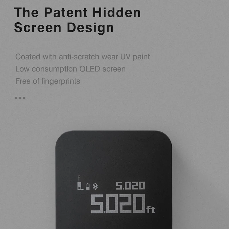 

Portable Intelligent Rangefinder Laser-Tape Point Measure Range Finder Handheld Smart Distance Meter OLED Display