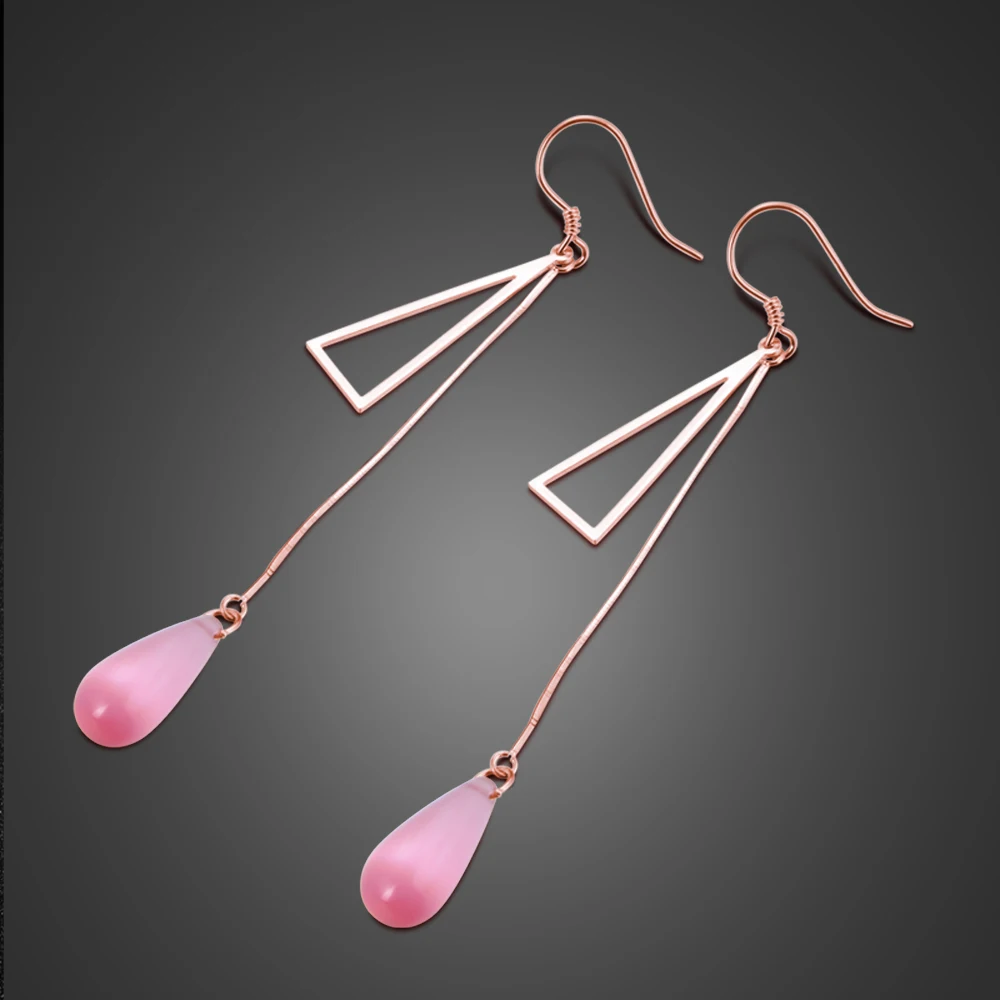 100% стерлингового серебра 925 Висячие свободные модные серьги богемная кисточка