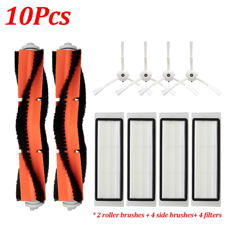 Моющийся воды Hepa фильтр основной щетки боковая щетка для пылесоса Xiaomi Roborock MI band 1S