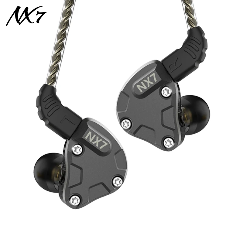 NICEHCK NX7 IEM наушники-вкладыши 4BA + двухкарбоновые нанотрубки динамическая